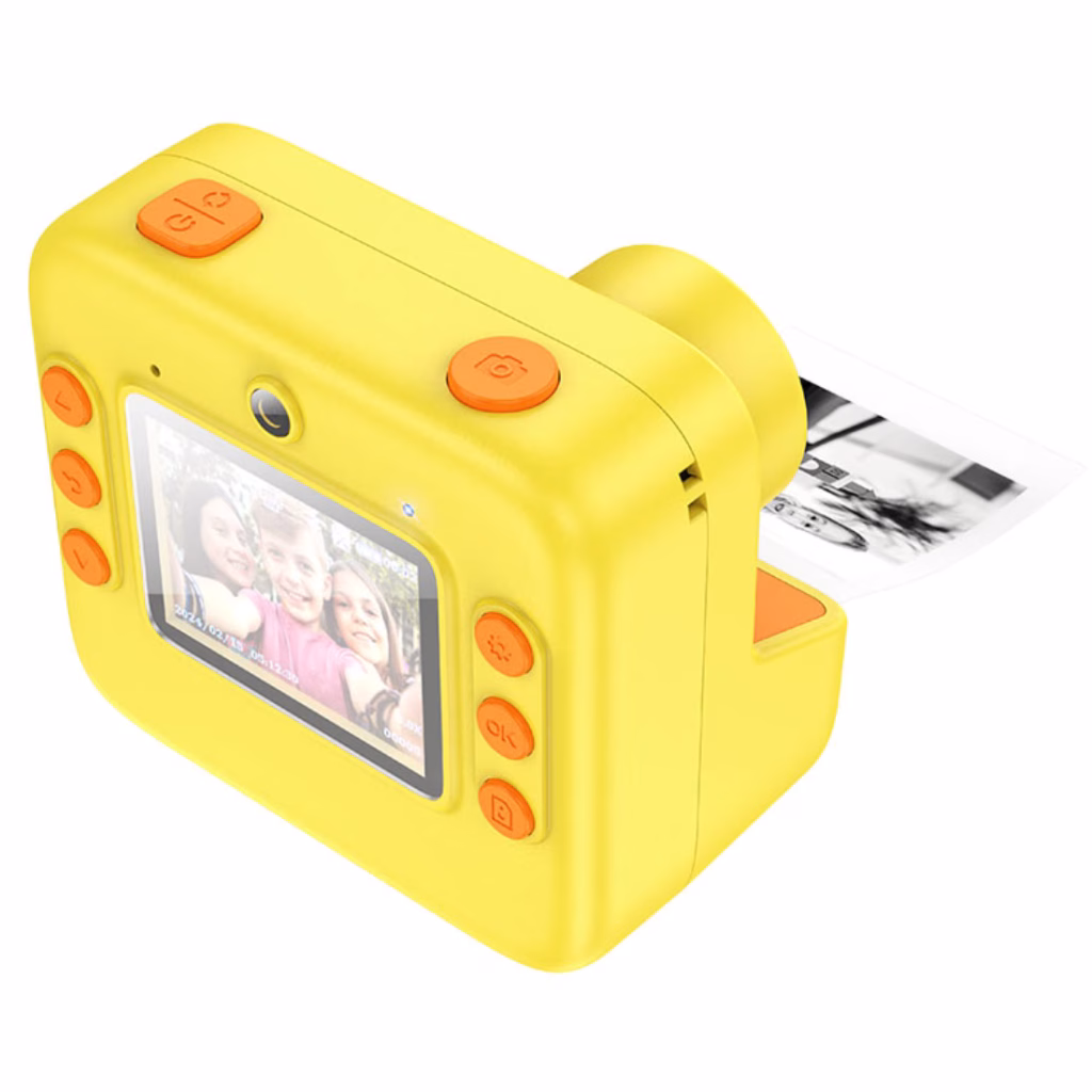 Appareil photo numérique pour enfant Hoco DV200 en Algérie avec impression instantanée, double caméras et vidéo HD