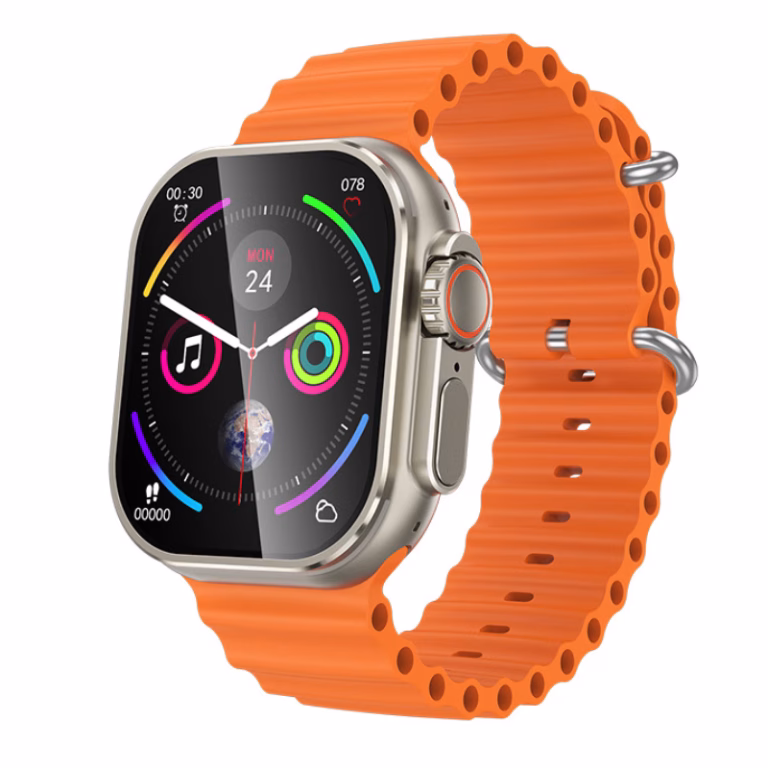 HOCO Y23 Ultra Gold Titanium Smartwatch bracelet interchangeable.