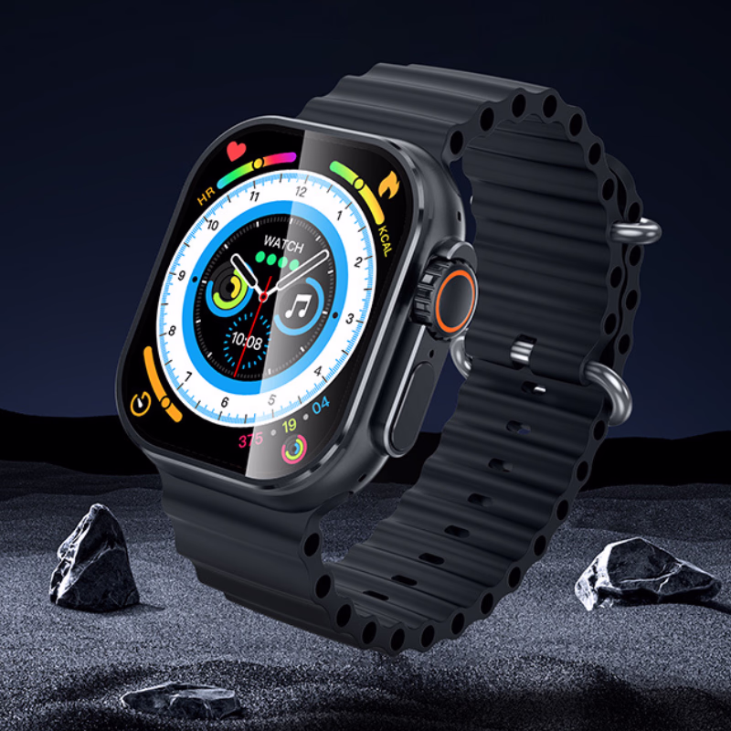 HOCO Y23 Ultra Smartwatch noire suivi santé et sport.