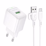 BOROFONE BAS42A - chargeur mural rapide QC3.0 single port (type-C) -version europene