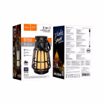 HOCO BS61 - baffle bluetooth portable avec lampe comping - design vintage – Image 5