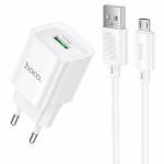 HOCO C145A - chargeur rapide charm a port unique QC3.0 Set - version europeene – Image 5