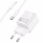 HOCO C147A - chargeur rapide charm dual ports PD20W + QC3.0 - version europeene – Image 3