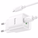 HOCO C147A - chargeur rapide charm dual ports PD20W + QC3.0 - version europeene – Image 4