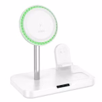 HOCO CQ12 - station de charge sans fil joyeuse 3in1 ( 15W+5W+2,5W) -charger en securite – Image 2