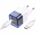 HOCO C125A Transparent Tribute – Chargeur mural PD 20W transparent avec Set / Single (version EU) - Transparence, style et performance réunis – Image 7