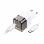 HOCO C125A Transparent Tribute – Chargeur mural PD 20W transparent avec Set / Single (version EU) - Transparence, style et performance réunis – Image 3