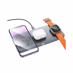 iPhone, Apple Watch et AirPods en charge sur station HOCO CQ22