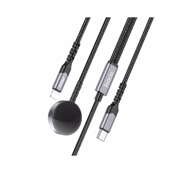 HOCO CW 54 - cable 2 in 1 pour IP+iwatch
