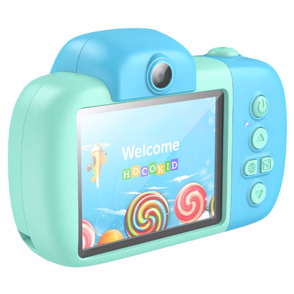 HOCO DV 201 - appareil photo pour enfant double lunettes -blue