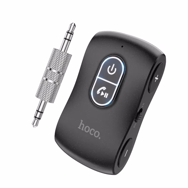 HOCO E73 pro- modulateur auxeillaire bluetooth emetteur /recepteur - black star