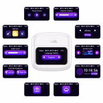 Hoco EQ14 Cool Color - Écouteurs sans fil Bluetooth 5.4 TWS avec écran tactile - Un son clair et immersif, Couleurs vibrantes et technologie intuitive – Image 10