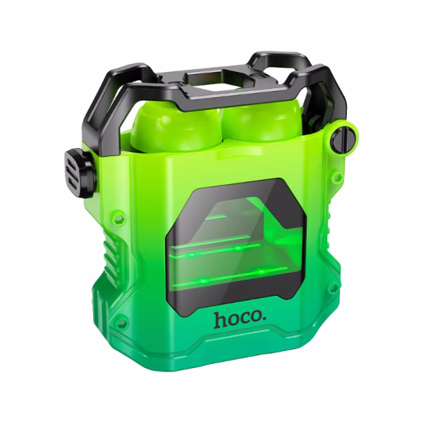 HOCO EW33 - ecouteur sans fil Interstellaire bluetooth 5,3- buds gaming fluorescent green