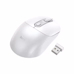 HOCO GM28 -Souris sans fil professionnelle  2,4G blanc gris – Image 4