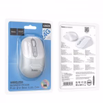 HOCO GM28 -Souris sans fil professionnelle  2,4G blanc gris – Image 6