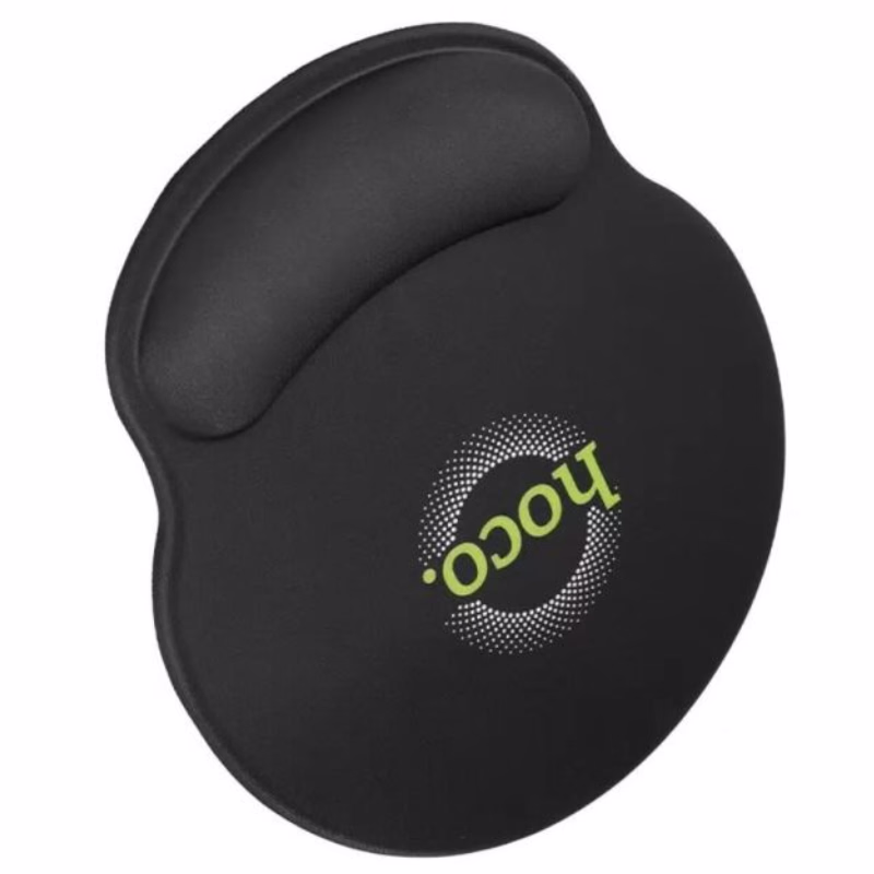 HOCO Algérie DZ - GM30 Polar Fox mouse pad with wrist support black (3) HOCO GM30 -Tapis de souris Polar Fox avec support pour poignet noir – Image 1