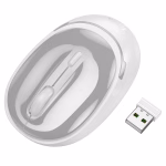 HOCO GM34  - souris sans fil professionnelle à double mode Gris blanc