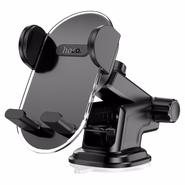 HOCO H3 - Support de voiture brillant  pour console centrale - conception intelligente avec rotation à 360 degrés