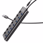 HOCO HB40 - Adaptateur Easy Charge 7 en 1 Noir – Image 2