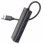 HOCO HB41 - Adaptateur  Easy Safety 4 en 1 (USB vers USB 3.0 x 4) (L = 1,2 m) noir – Image 4