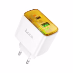 HOCO CS42A Smart – Chargeur mural double port PD 30W + QC3.0 (version EU) - Puissance rapide, design intelligent – Image 4