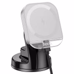 HOCO HW18 - Support de voiture magnétique sans fil à chargement rapide Crystal (console centrale)