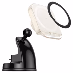 HOCO HW18 - Support de voiture magnétique sans fil à chargement rapide Crystal (console centrale) – Image 2