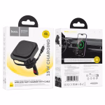 HOCO HW23 - Support de voiture magnétique rétractable sans fil  Might (sortie d'air) – Image 8