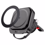 HOCO HW23 - Support de voiture magnétique rétractable sans fil  Might (sortie d'air) – Image 4