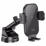 HOCO HW5 - Support de voiture à chargement rapide sans fil Journey (console centrale) – Image 3