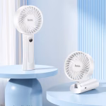 HOCO HX20 - Ventilateur portatif HX20 Xpress blanc – Image 3