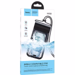 HOCO HX50 - Étui étanche en cuir noir pour téléphone portable Treasure – Image 2