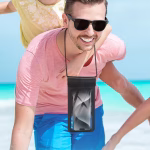 HOCO HX50 - Étui étanche en cuir noir pour téléphone portable Treasure – Image 3