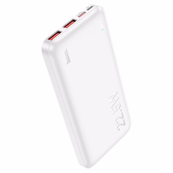 HOCO J101 - Batterie externe  Astute 22,5 W entièrement compatible (10 000 mAh) (UN) blanche