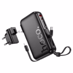 HOCO J131 - Batterie externe Spirit 22,5 W + PD20 W entièrement compatible avec câble (US/EU) (10 000 mAh) black – Image 2