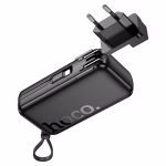 HOCO J131 - Batterie externe Spirit 22,5 W + PD20 W entièrement compatible avec câble (US/EU) (10 000 mAh) black – Image 3