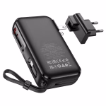 HOCO J131 - Batterie externe Spirit 22,5 W + PD20 W entièrement compatible avec câble (US/EU) (10 000 mAh) black – Image 4
