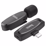 HOCO L15  - Microphone numérique sans fil  Crystal Lavalier black – Image 2