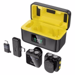 HOCO L17 Dual-Mic – Micro-cravate sans fil magnétique à double microphone (iP/Type-C) - Qualité studio, mobilité professionnelle et style haut de gamme – Image 6