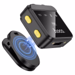 HOCO L17 Dual-Mic – Micro-cravate sans fil magnétique à double microphone (iP/Type-C) - Qualité studio, mobilité professionnelle et style haut de gamme – Image 8