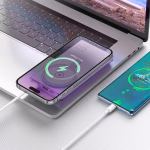 HOCO Q22 - Batterie externe magnétique Taurus 22,5 W + PD20 W (10 000 mAh) violet - , entièrement compatible, avec affichage numérique – Image 3