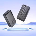 HOCO Q28A- Batterie externe Victory 22,5 W + PD20 W (20 000 mAh) noir-entièrement compatible avec câble de chargement pour montre – Image 5