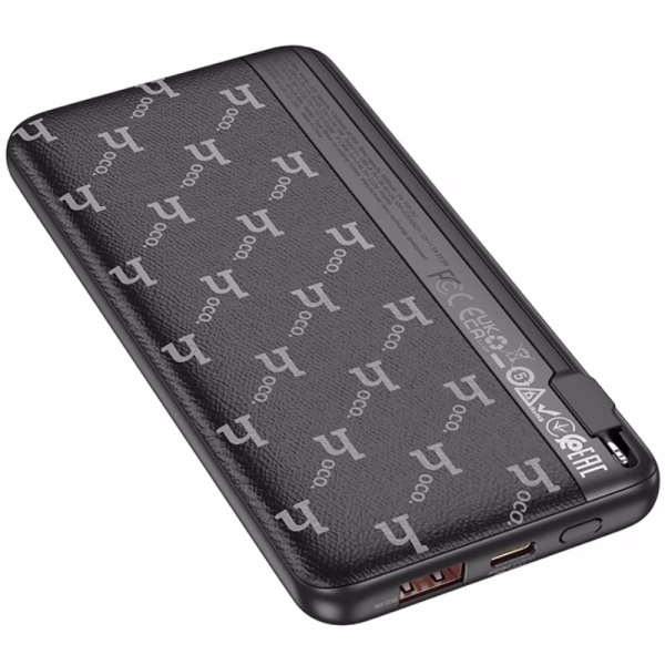 HOCO Q29 - Batterie externe Nobility 22,5 W + PD20 W  (10 000 mAh) - entièrement compatible avec câble (Type-C)/(Type-IP)