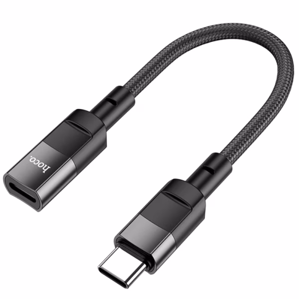 HOCO U107 - Câble adaptateur U107 Type-C mâle vers femelle IP (L = 0,1m)
