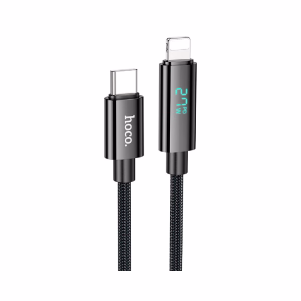 HOCO U125 - cable data et charge PD Avantage  avec affichage pour IP