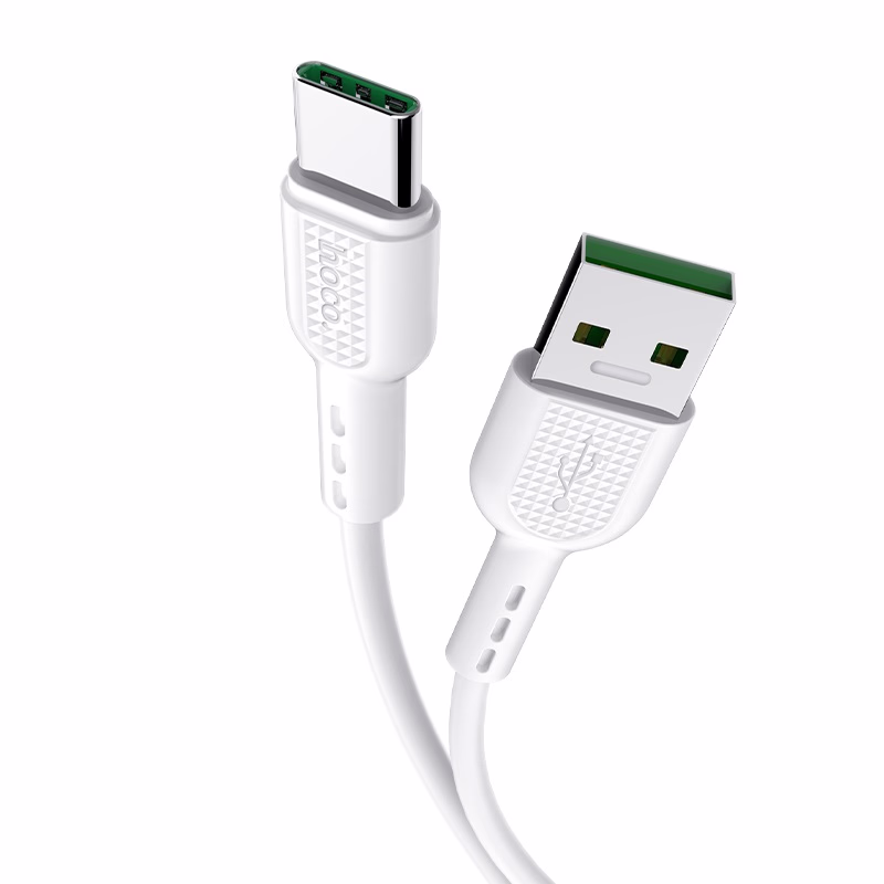 HOCO Algérie DZ - X33 Type-C 5A Surge charging data cable white HOCO X33 Surge 5A – Câble de charge et transfert 5A pour Type-C - Recharge ultra-rapide et fiabilité quotidienne – Image 1