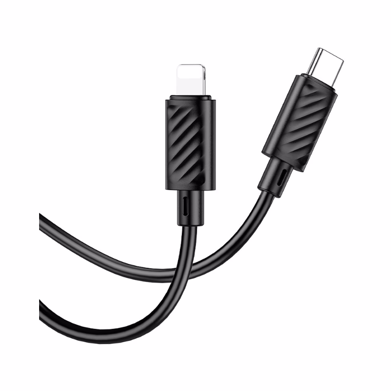 HOCO Algérie DZ - X88 Gratified PD charging data cable for IP BLACK (4) HOCO X 88 - Câble data et charge PD Gratified pour IP black – Image 1