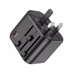 Ports USB-C et USB-A du chargeur HOCO AC15 – technologie PD 20W rapide et intelligente