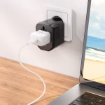 Adaptateur HOCO AC15 branché sur prise murale – charge rapide PD 20W – Algérie