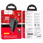 HOCO CS21A – Chargeur rapide USB A to Type C Rich QC3.0 – Élégance et performance au prise européenne – Image 2